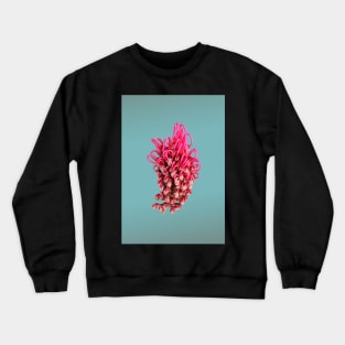 Grevillea on turquoise Crewneck Sweatshirt